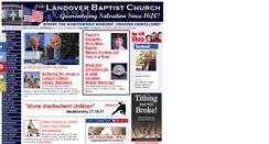 Desktop Screenshot of landoverbaptist.org